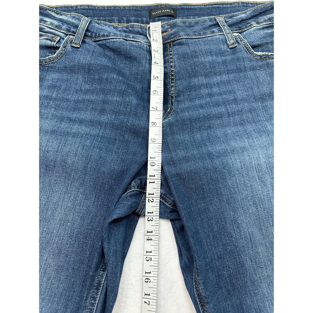 Silver Jeans Co. Boyfriend Distressed Stretch Jeans Women’s Plus Size 20W - Picture 10 of 12